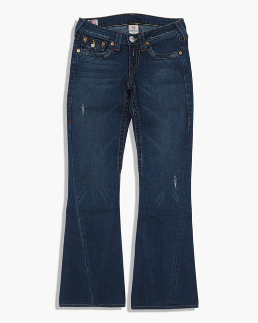 Vintage Flared True Religion Jeans Damen M