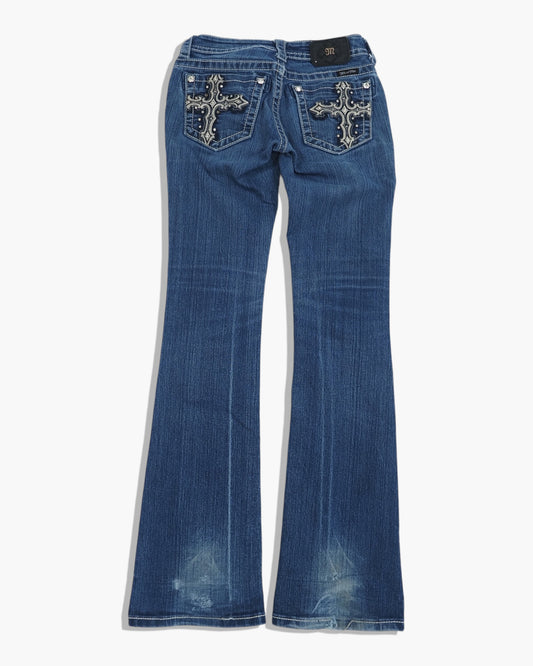 Vintage Bootcut Miss Me Jeans Damen S