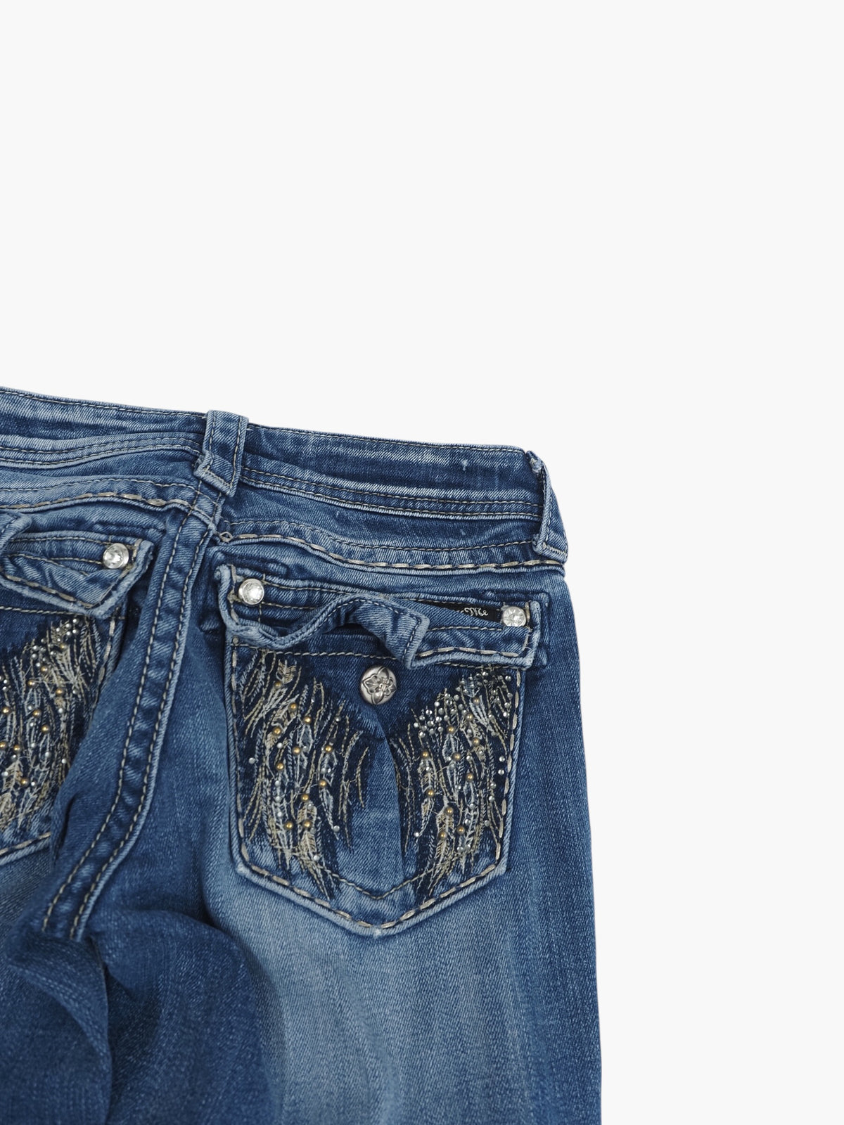 Vintage Straight Miss Me Jeans Damen XS