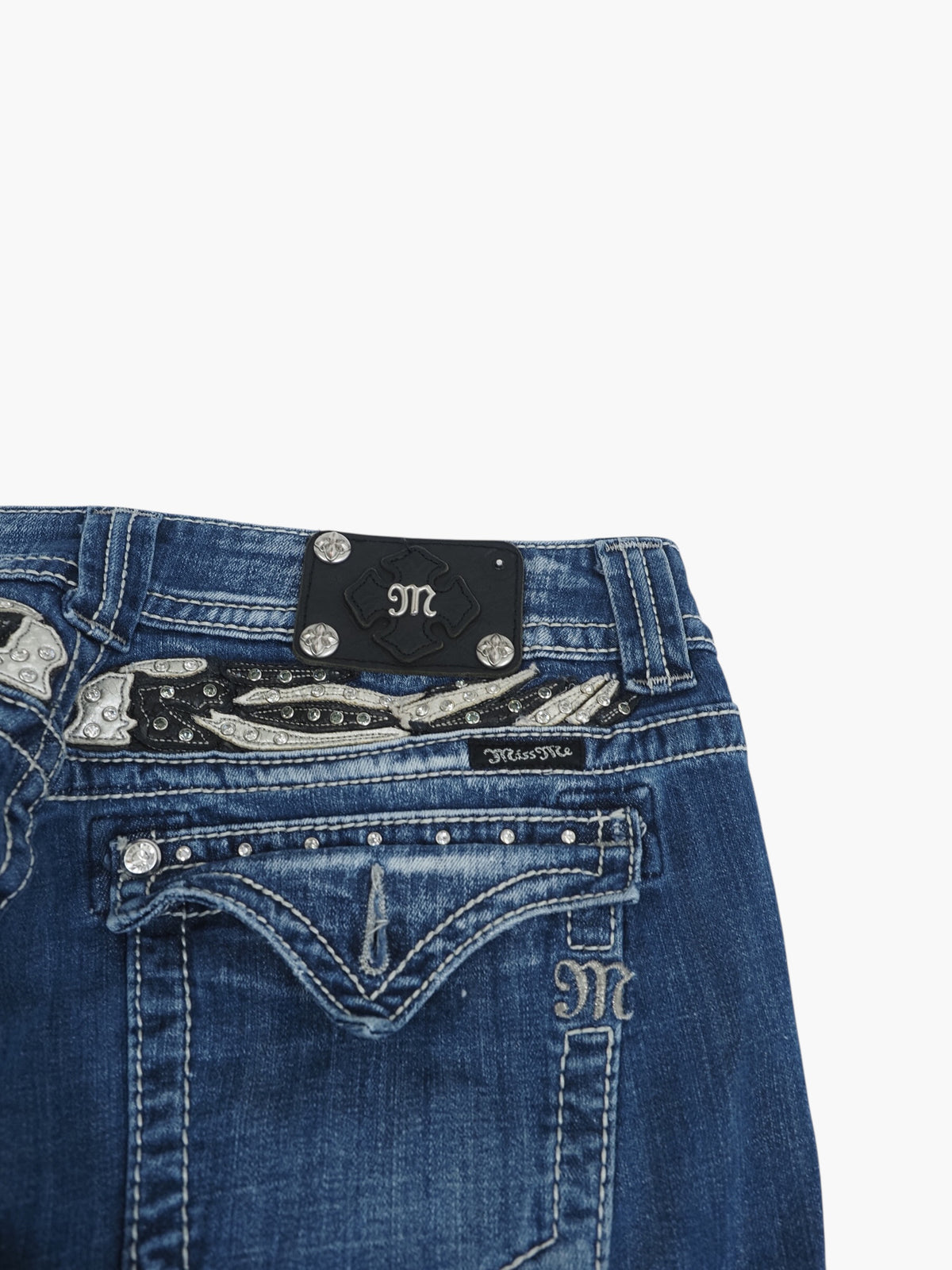 Vintage Bootcut Miss Me Jeans Damen L