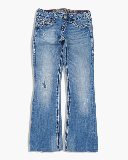 Vintage Straight Rock Revival Jeans Damen S