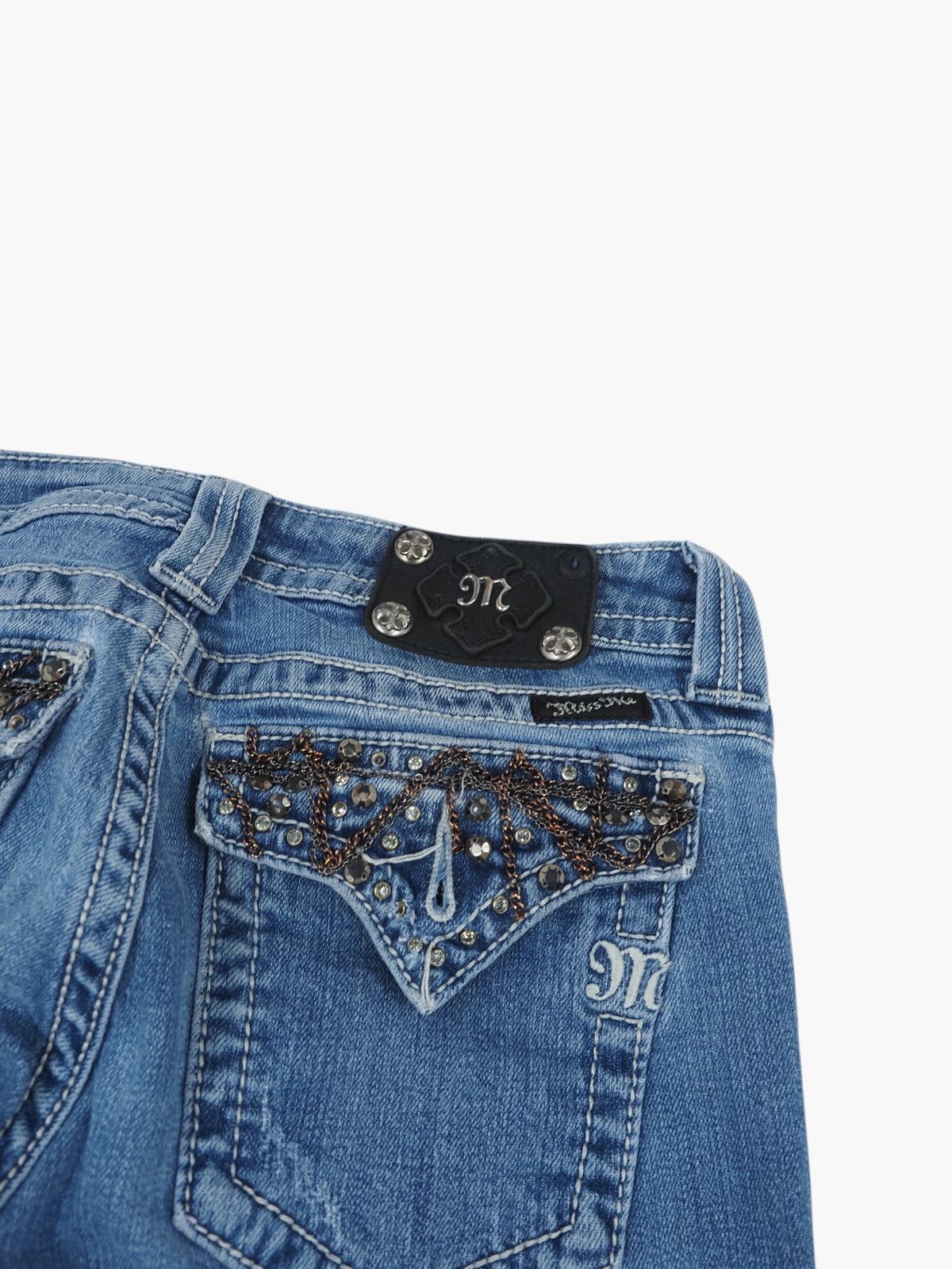 Vintage Straight Miss Me Jeans Damen S