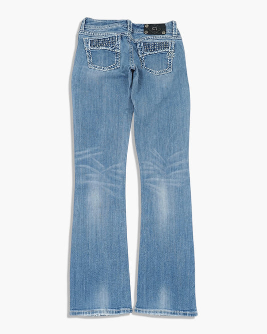 Vintage Bootcut Miss Me Jeans Damen S