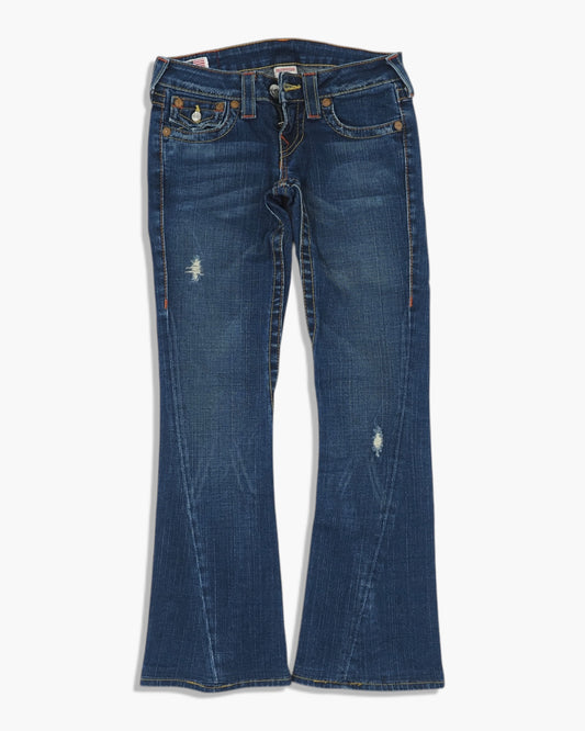 Vintage Flared True Religion Jeans Damen XS