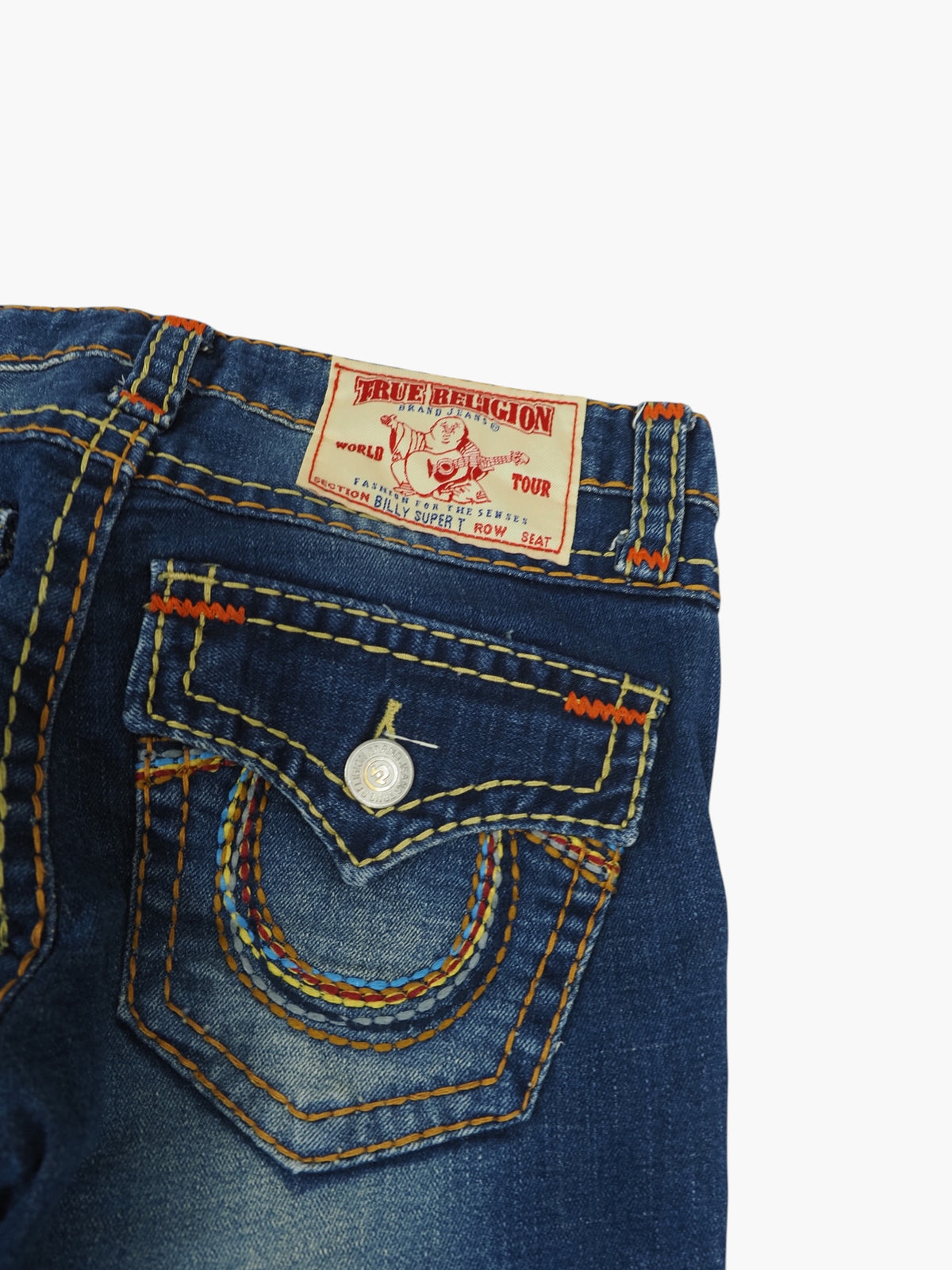 Vintage Straight True Religion Jeans Damen Xs