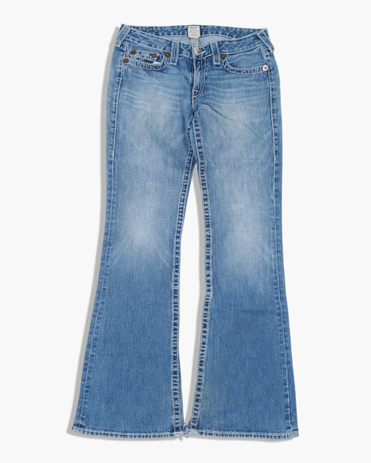 Vintage Flared True Religion Jeans Damen M