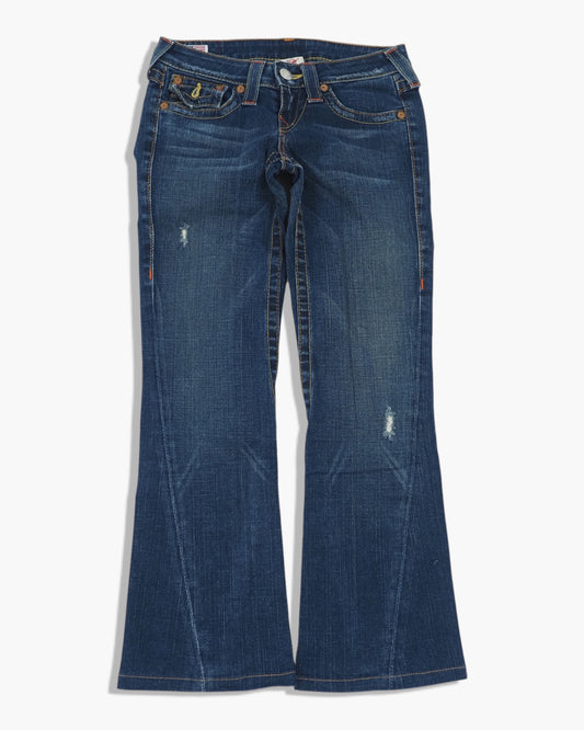 Vintage Flared True Religion Jeans Damen XS