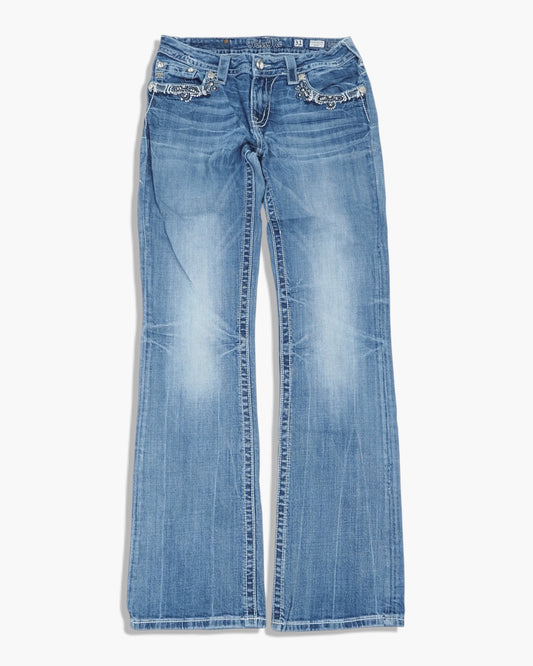 Vintage Bootcut Miss Me Jeans Damen M