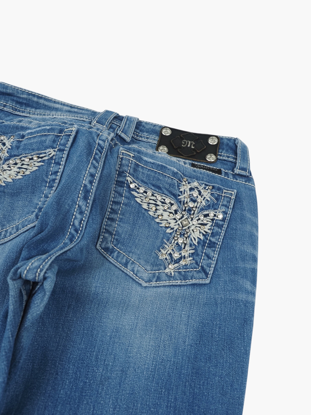 Vintage Straight Miss Me Jeans Damen M