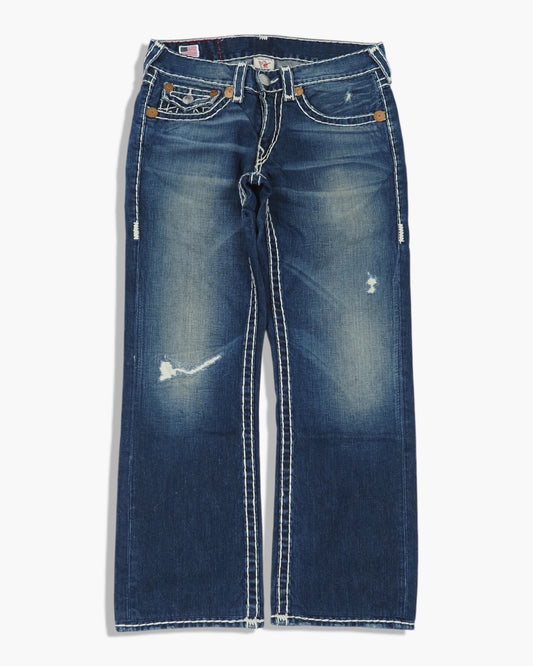 Vintage Straight True Religion Jeans Herren M