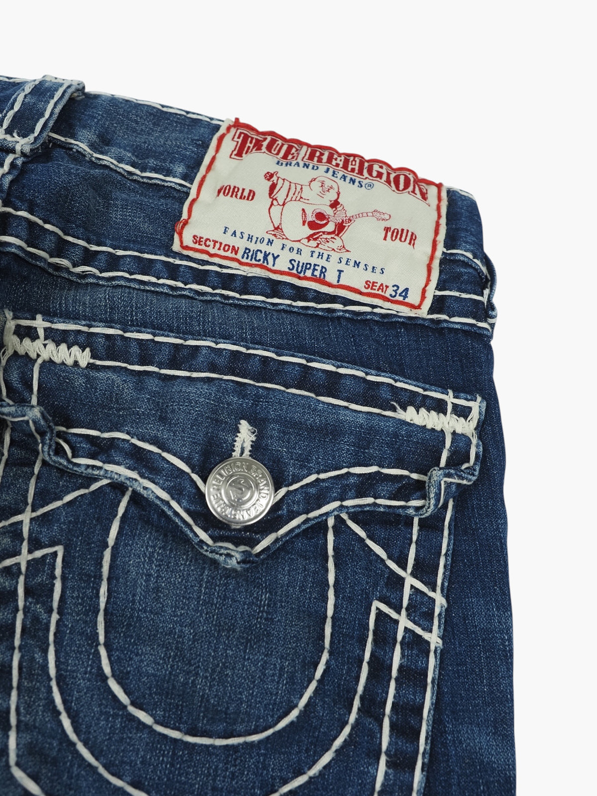 Vintage Straight True Religion Jeans Herren M