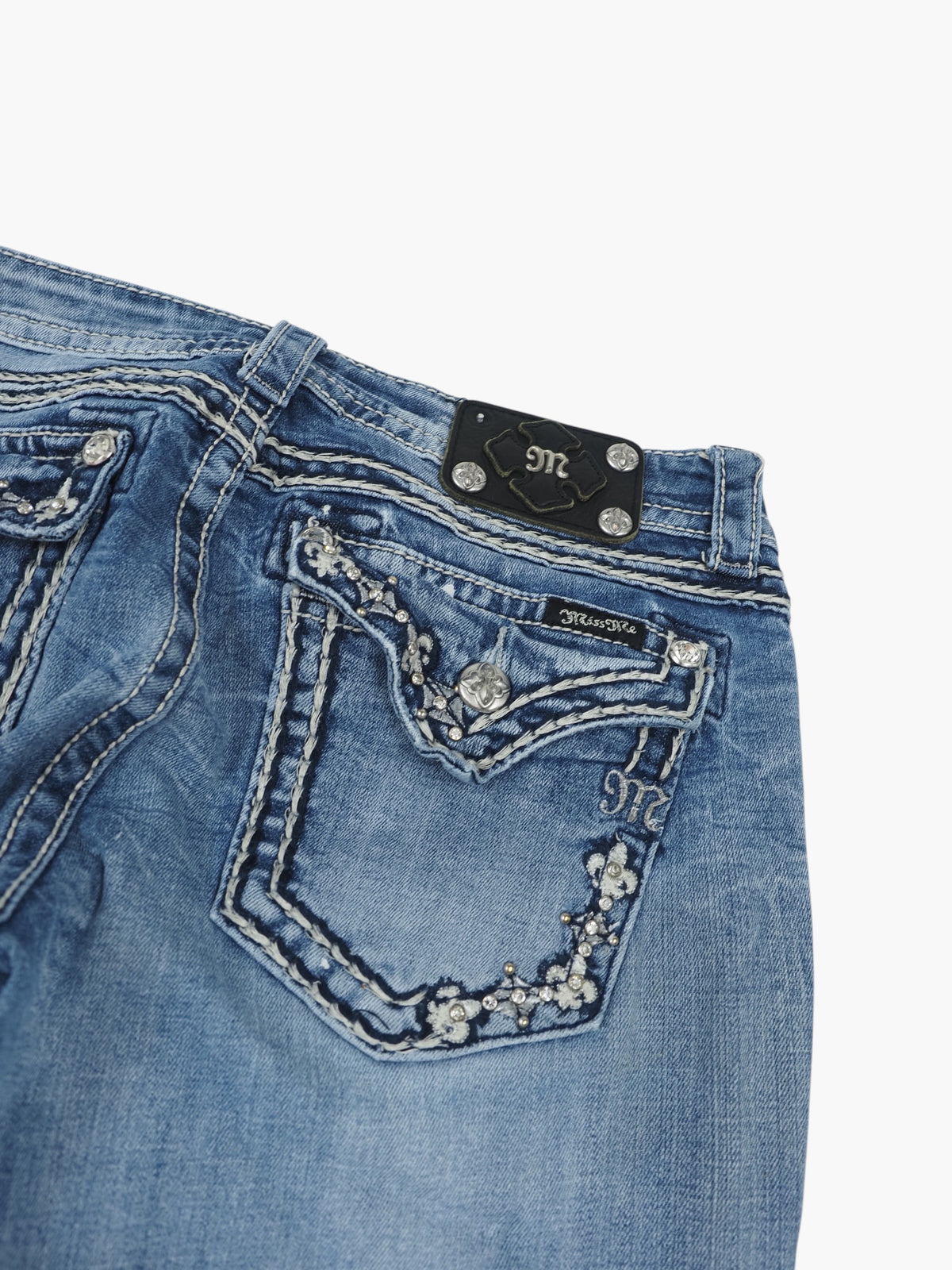 Vintage Straight Miss Me Jeans Damen M