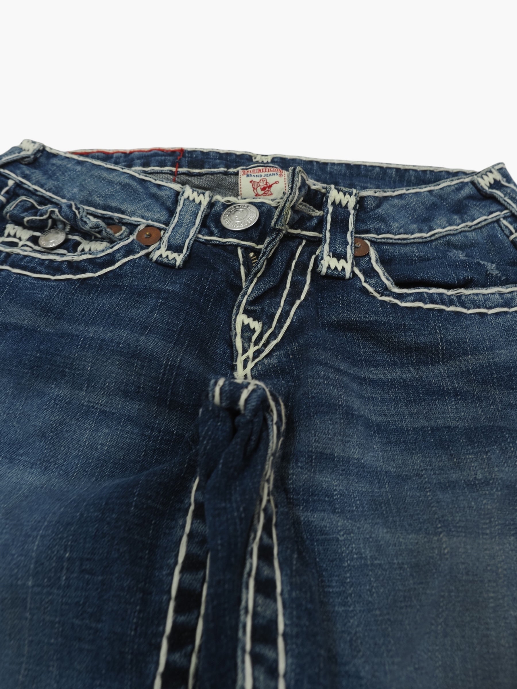 Vintage Straight True Religion Jeans Damen XS