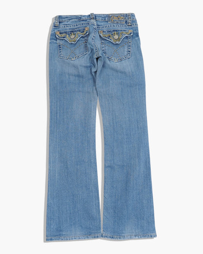 Vintage Bootcut Miss Me Jeans Damen S