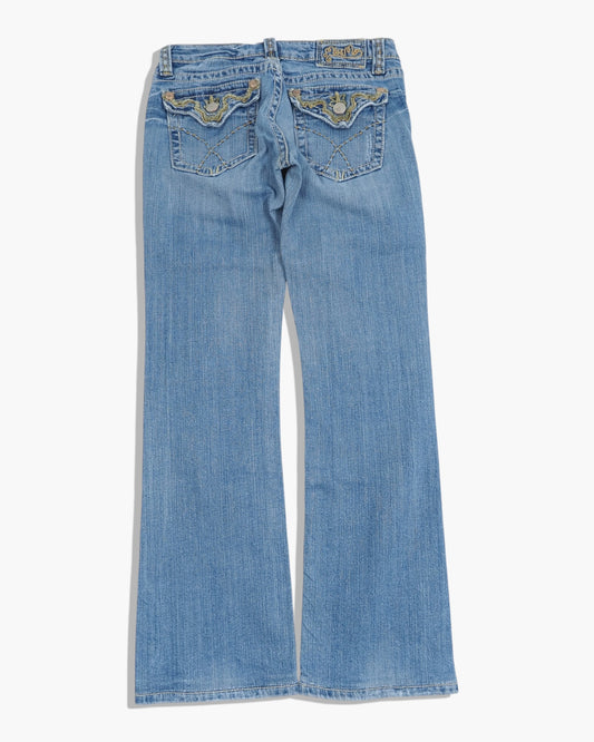 Vintage Bootcut Miss Me Jeans Damen S