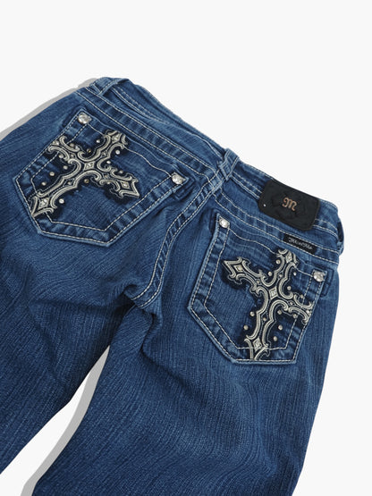 Vintage Bootcut Miss Me Jeans Damen S