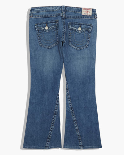 Vintage Flared True Religion Jeans Damen M