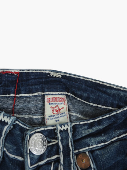 Vintage Straight True Religion Jeans Damen XS
