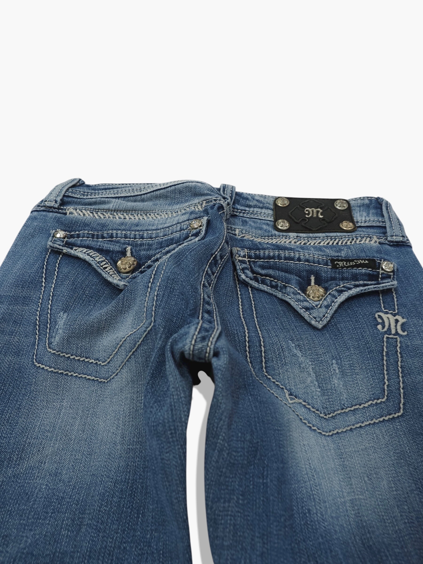 Vintage Flared Miss Me Jeans Damen S