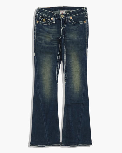 Vintage Flared True Religion Jeans Damen S