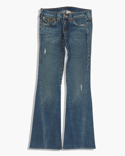 Vintage Flared True Religion Jeans Damen S