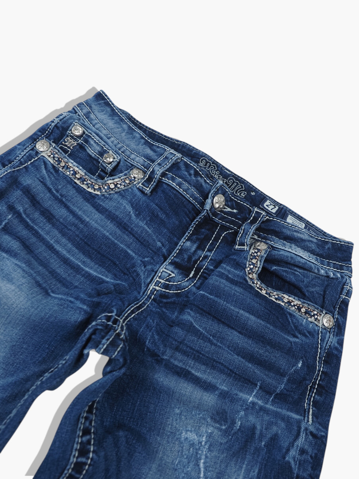 Vintage Bootcut Miss Me Jeans Damen XS