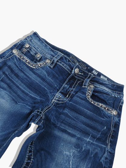 Vintage Bootcut Miss Me Jeans Damen XS
