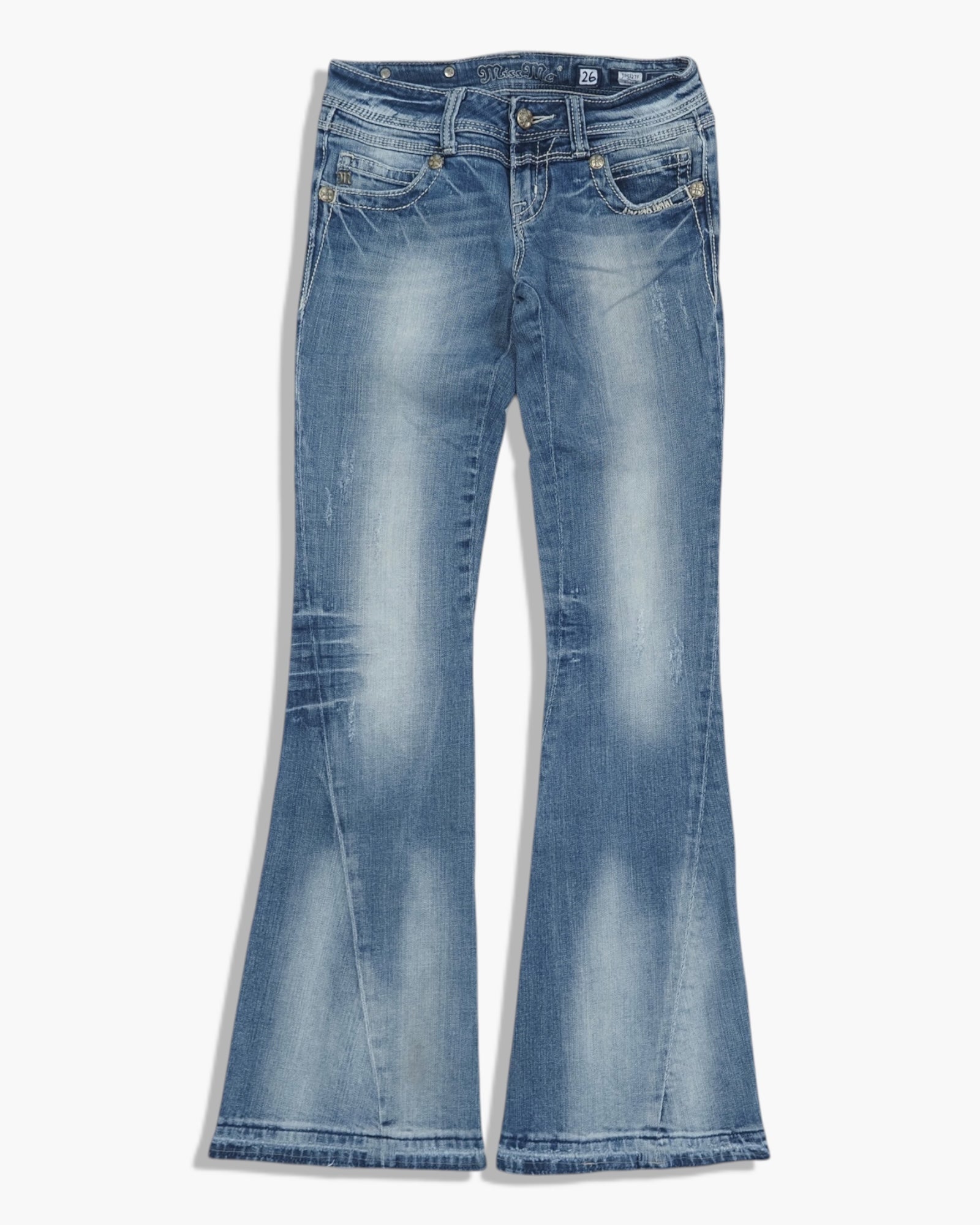 Vintage Flared Miss Me Jeans Damen S