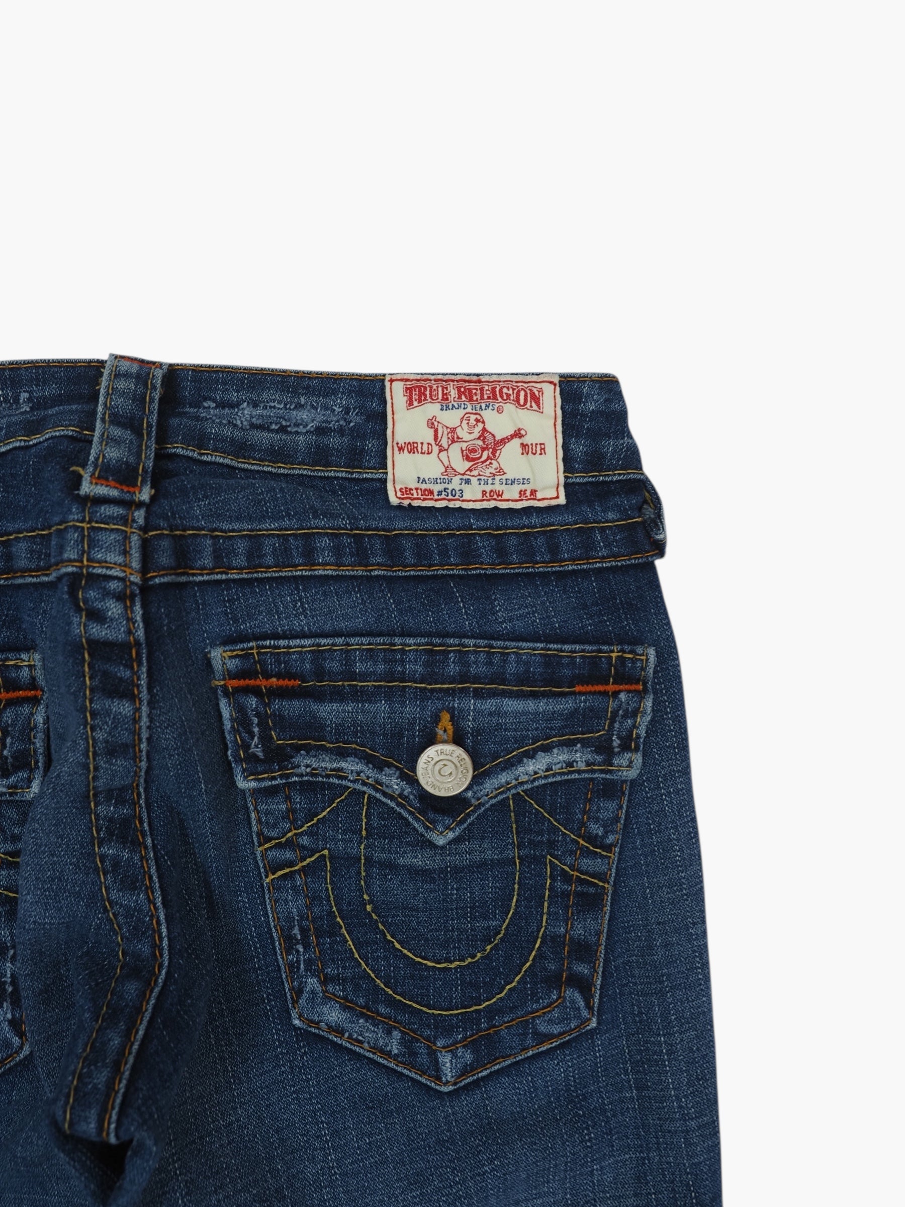 Vintage Flared True Religion Jeans Damen M