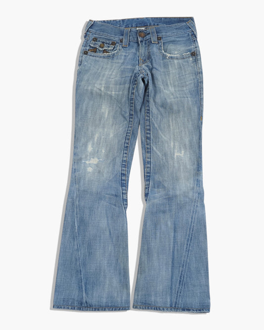 Vintage Flared True Religion Jeans Damen M