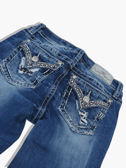 Vintage Bootcut Miss Me Jeans Damen XS