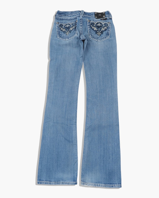 Vintage Bootcut Miss Me Jeans Damen S