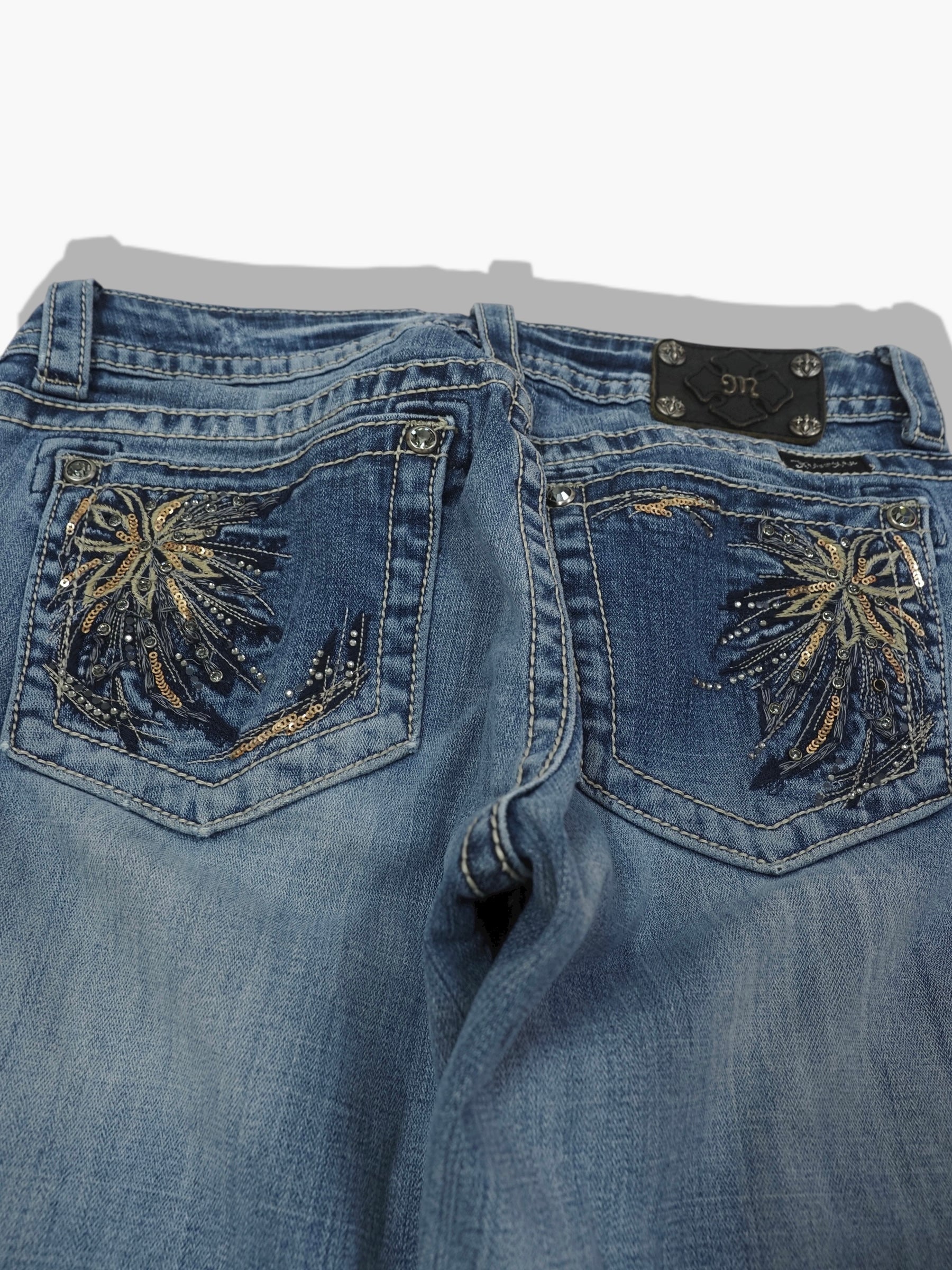 Vintage Bootcut Miss Me Jeans Damen L