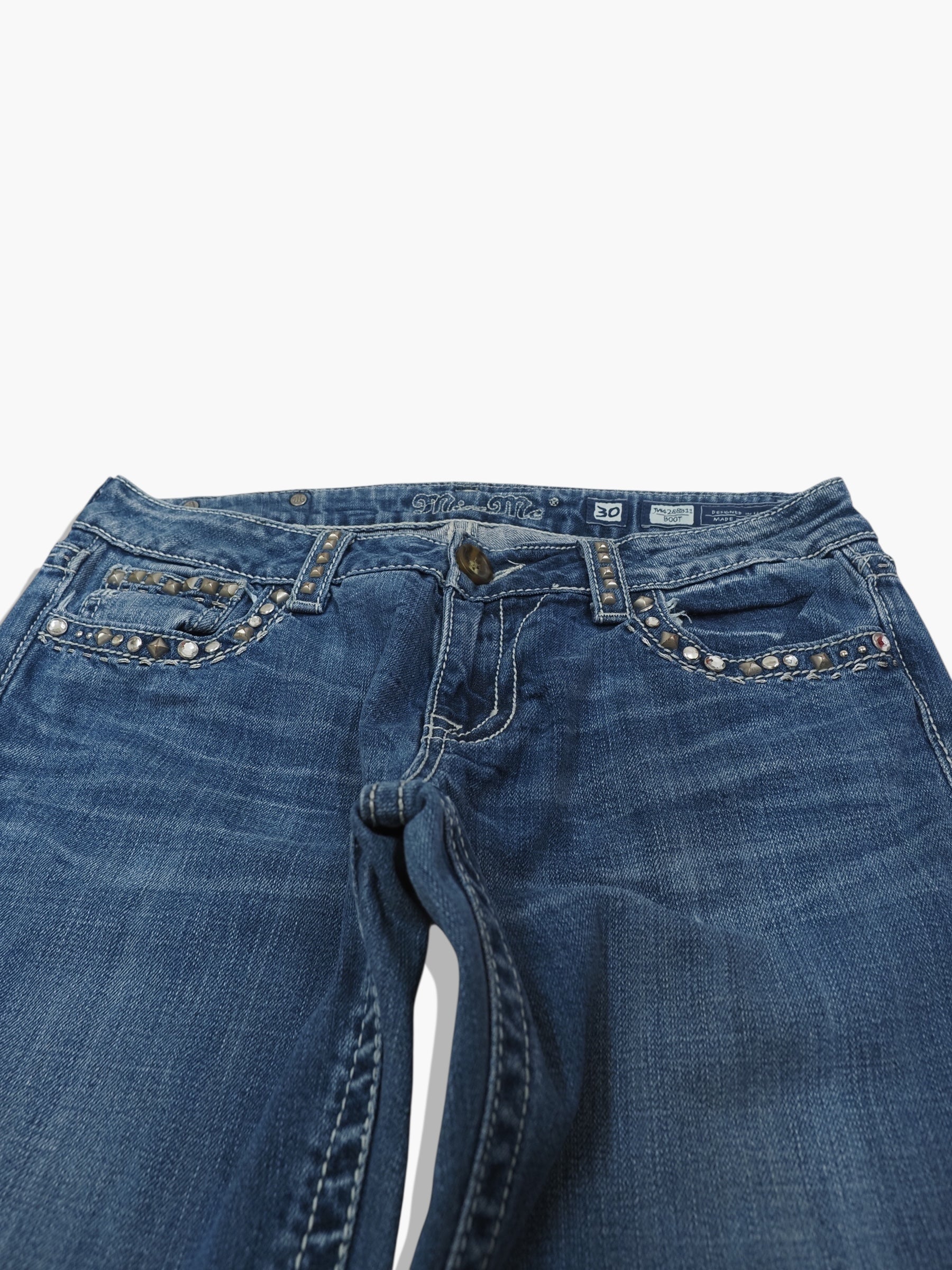 Vintage Bootcut Miss Me Jeans Damen L