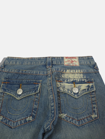 Vintage Flared True Religion Jeans Damen S