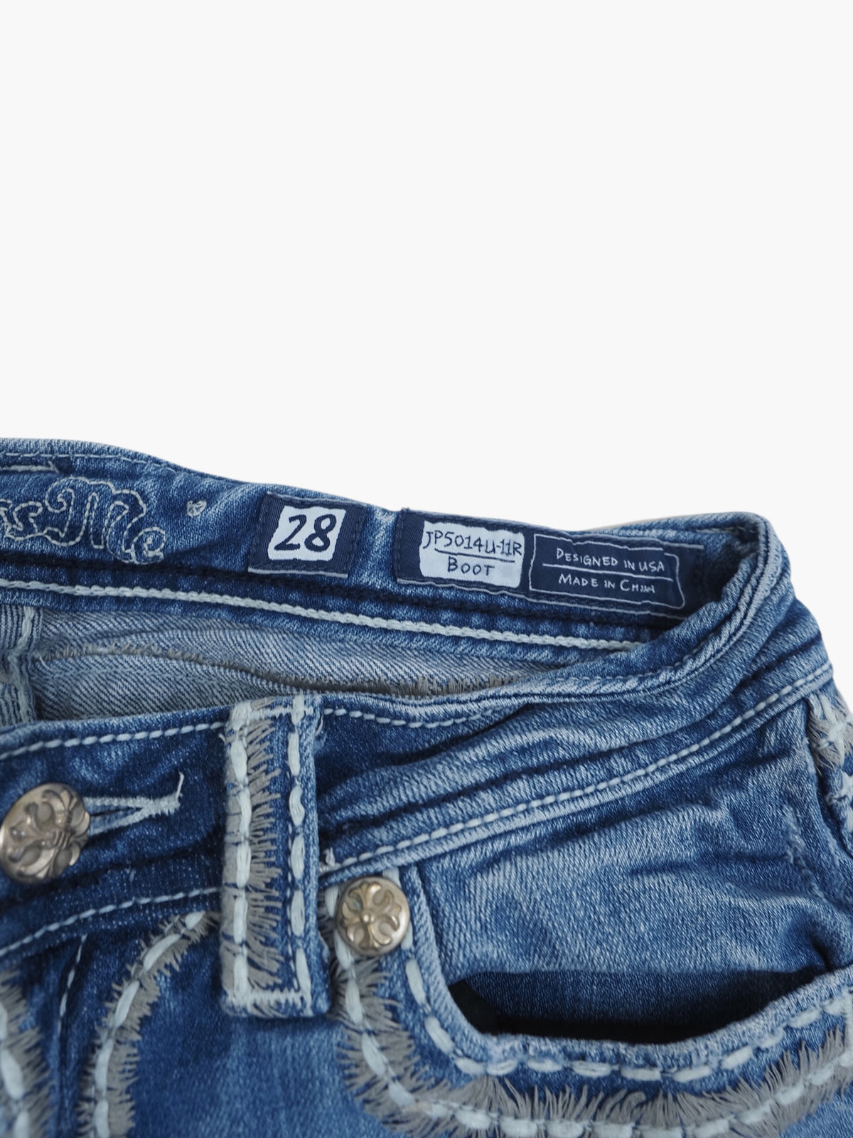 Vintage Bootcut Miss Me Jeans Damen S