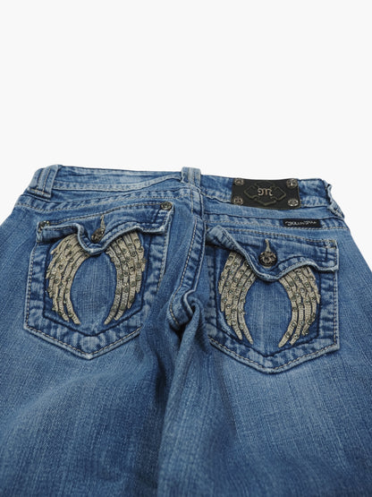 Vintage Bootcut Miss Me Jeans Damen S