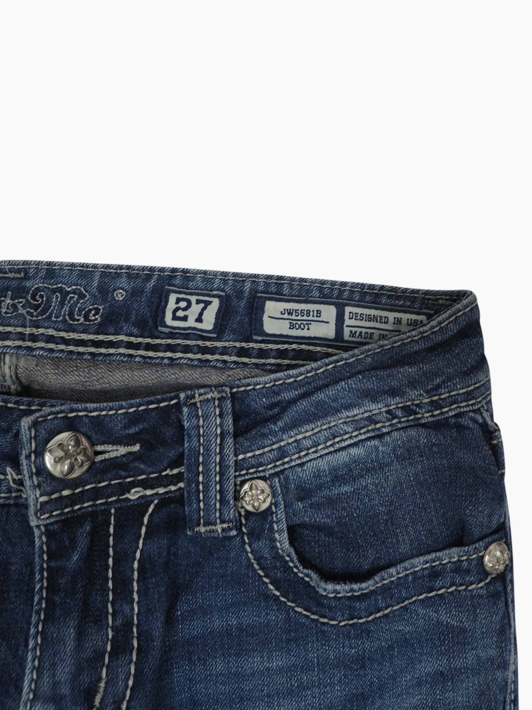 Vintage Bootcut Miss Me Jeans Damen M