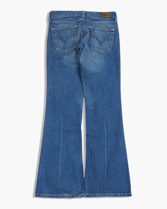Vintage Flared Levis Jeans Damen M