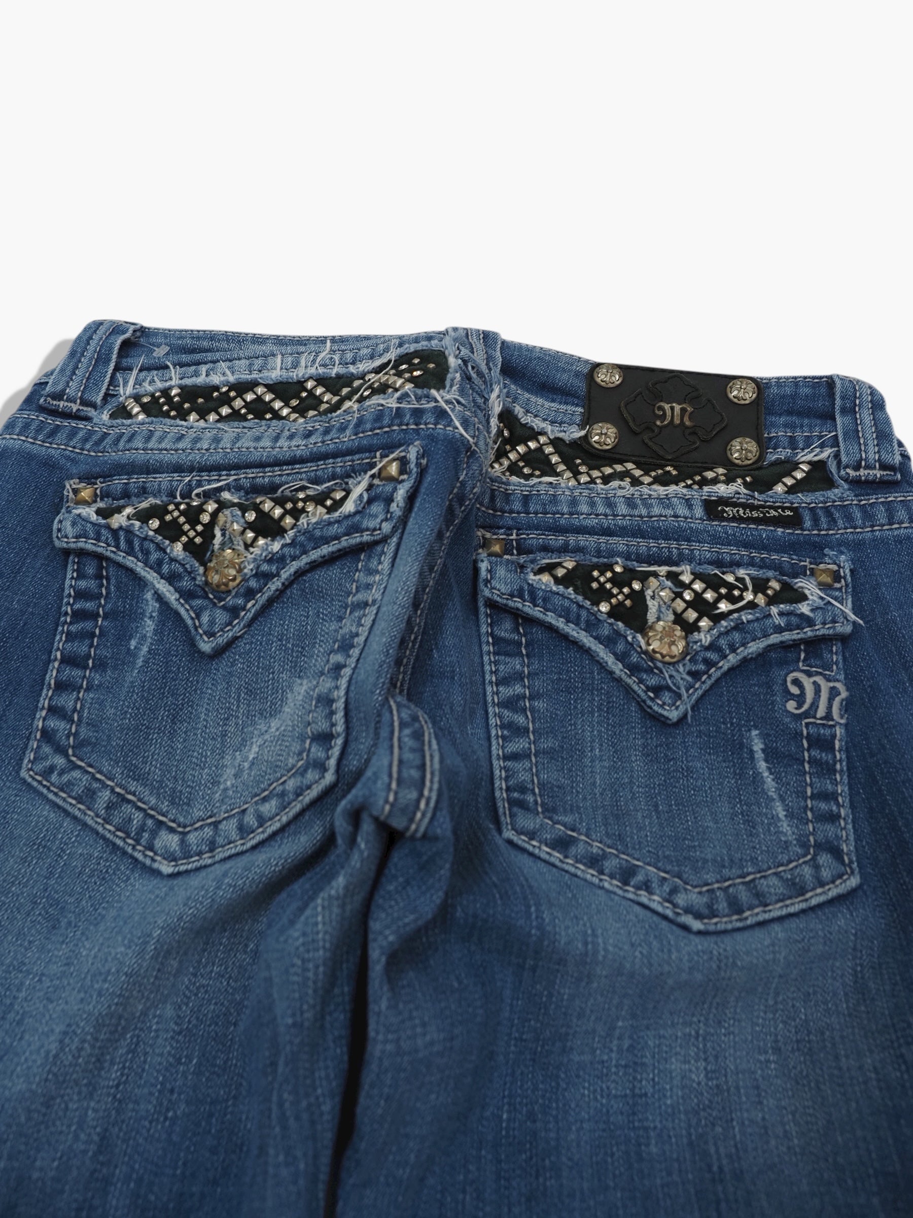 Vintage Straight Miss Me Jeans Damen M