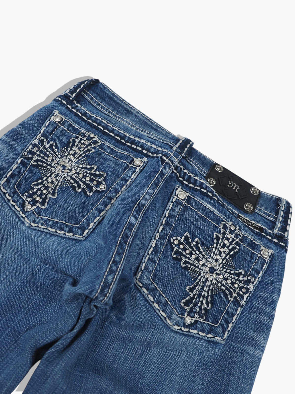 Vintage Bootcut Miss Me Jeans Damen XS