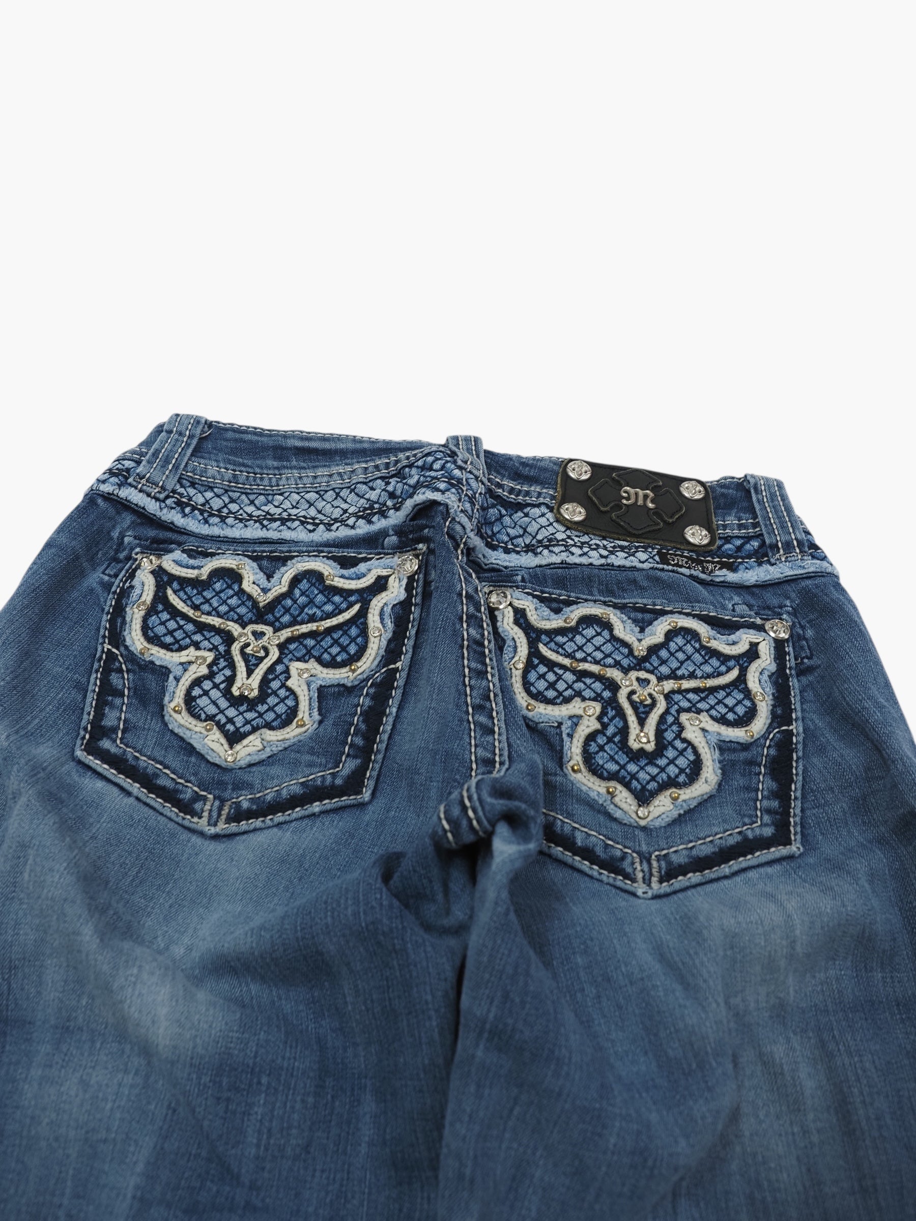 Vintage Bootcut Miss Me Jeans Damen S