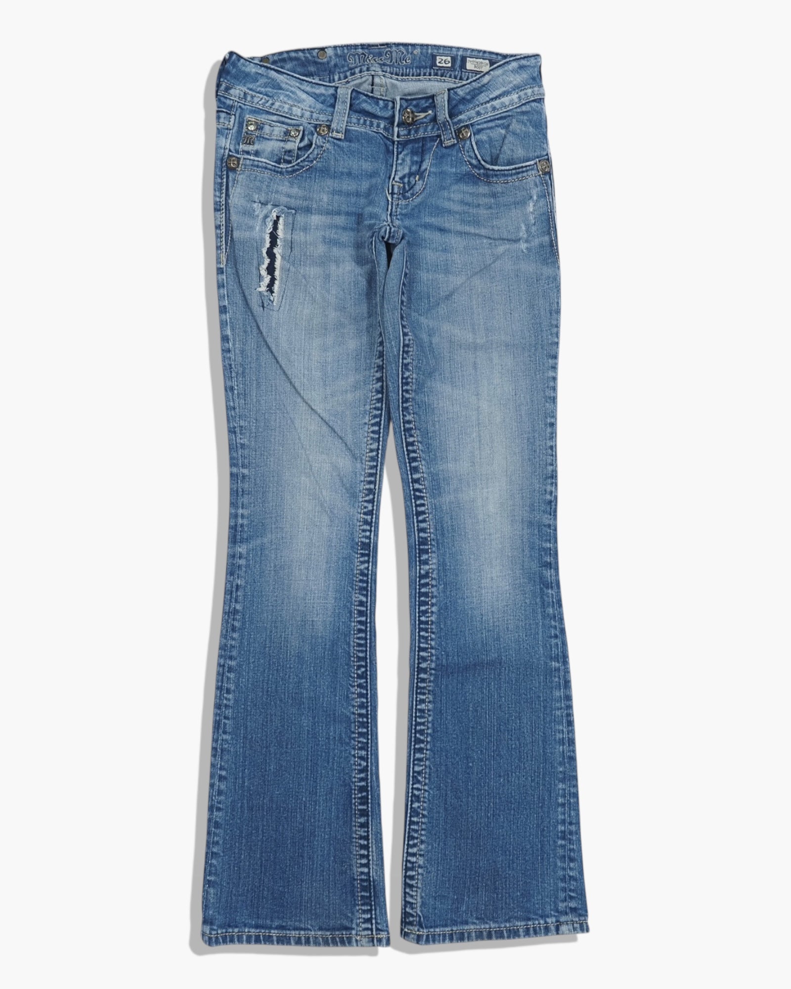 Vintage Bootcut Miss Me Jeans Damen S