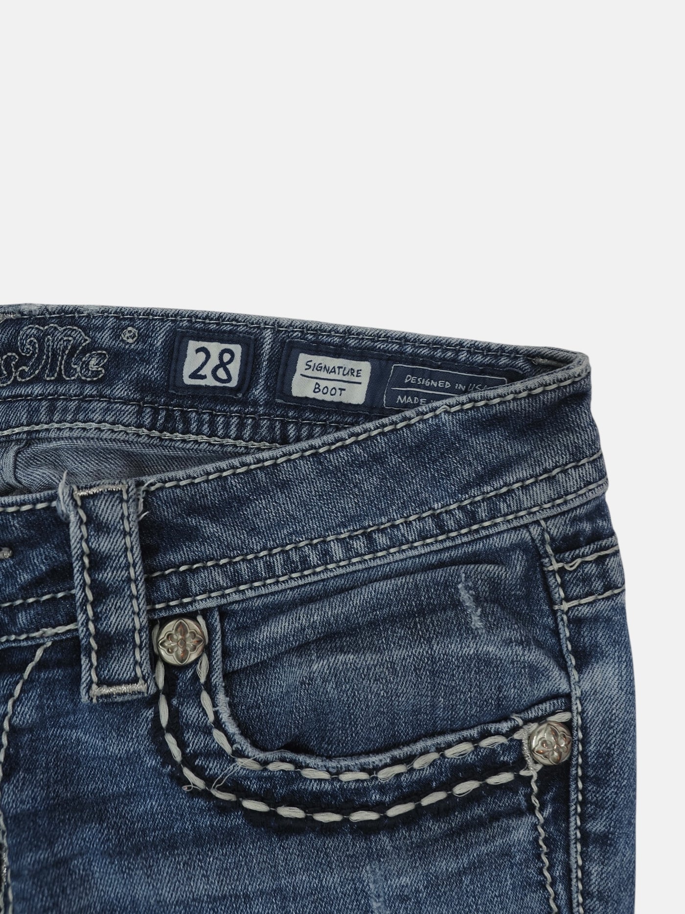 Vintage Bootcut Miss Me Jeans Damen M