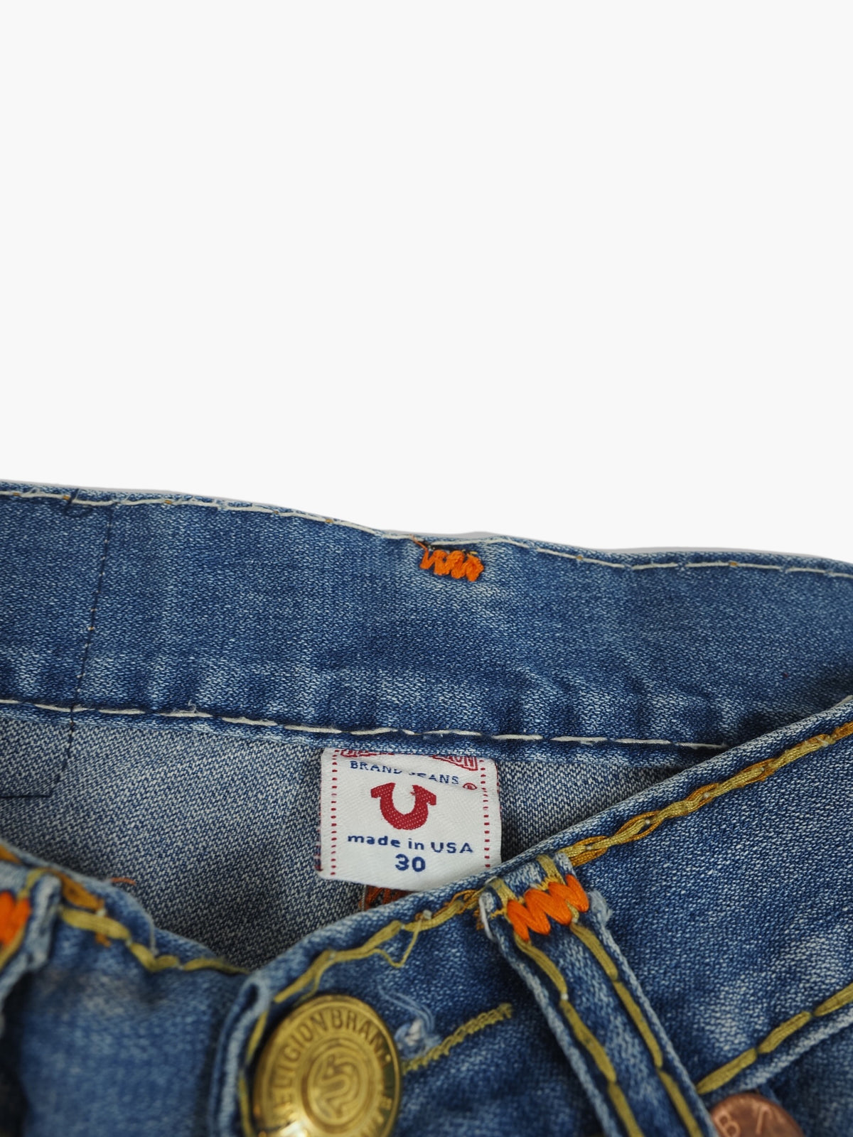 Vintage Straight True Religion Jeans Damen M