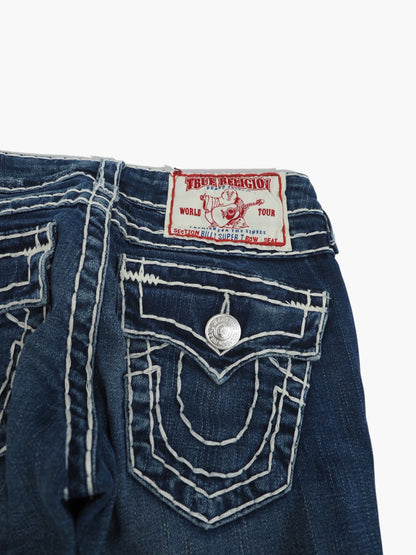 Vintage Straight True Religion Jeans Damen XS