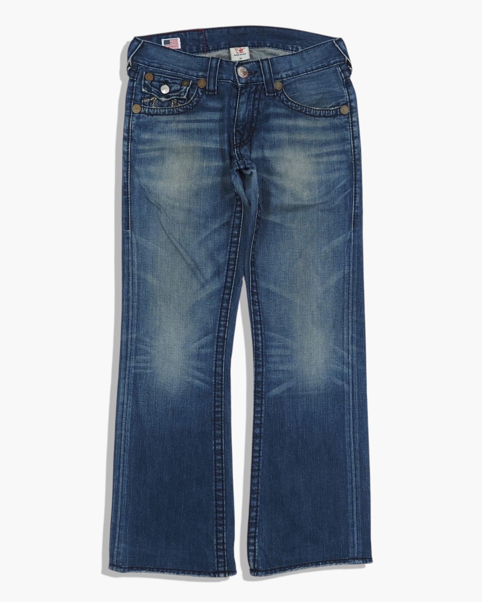 Vintage Straight True Religion Jeans Damen M