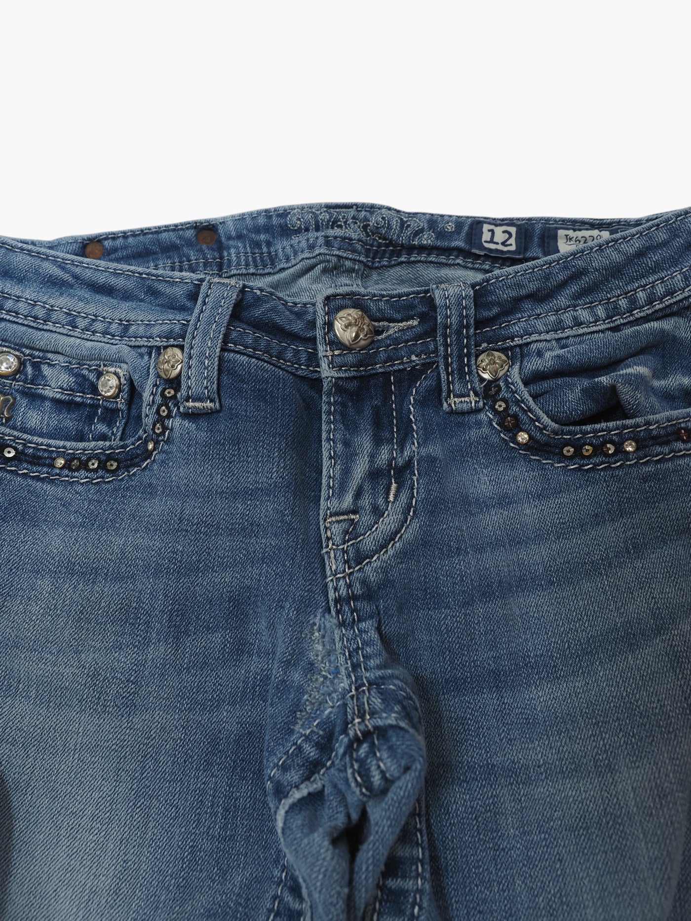 Vintage Bootcut Miss Me Jeans Damen XS