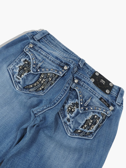 Vintage Bootcut Miss Me Jeans Damen M
