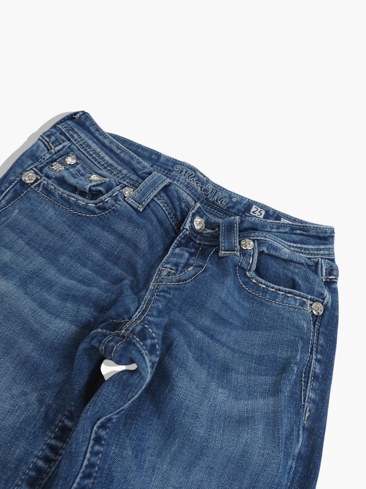 Vintage Straight Miss Me Jeans Damen XS
